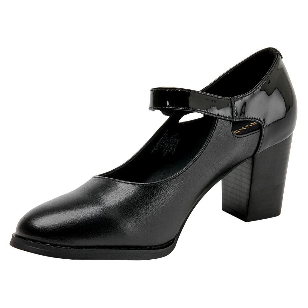 Zapato Con Taco Mujer Bruno Rossi Negro image number 2.0
