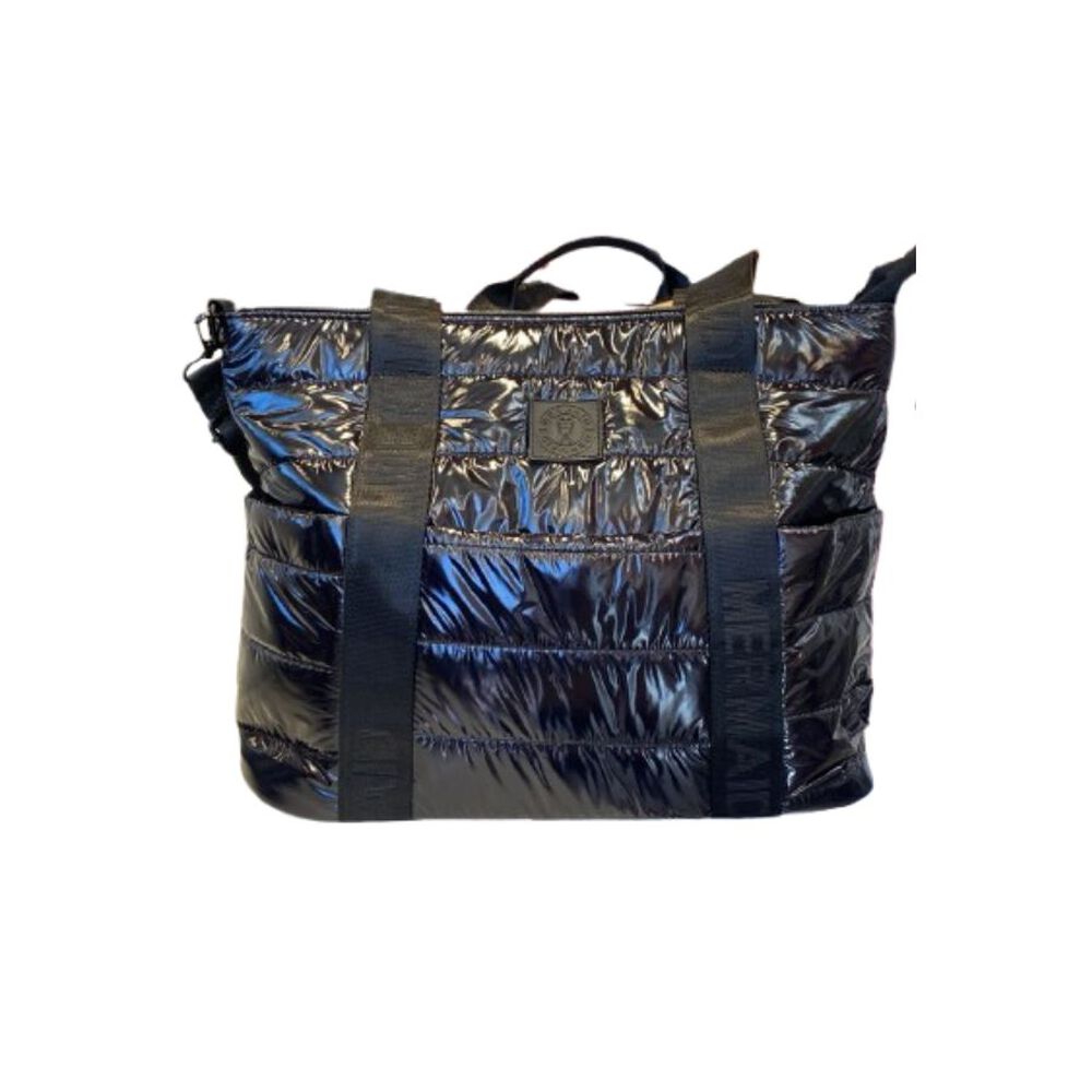 Bolso Cartera De Mano Acolchado Brillante image number 0.0