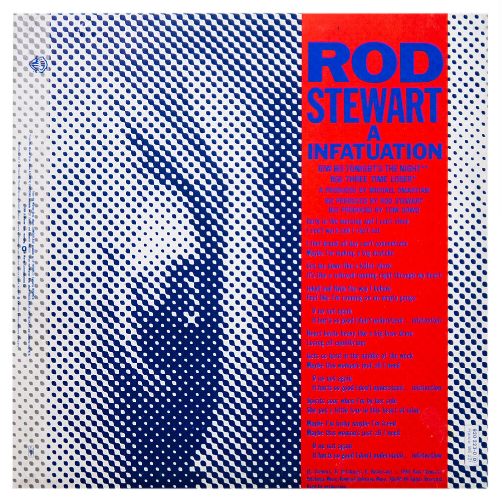 Rod Stewart - Infatuation | 12" Maxi Single Usado image number 1.0