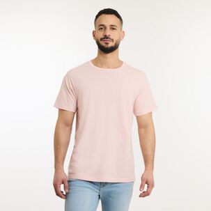 Polera Básica Slim Manga Corta Cuello Redondo Hombre Az Black