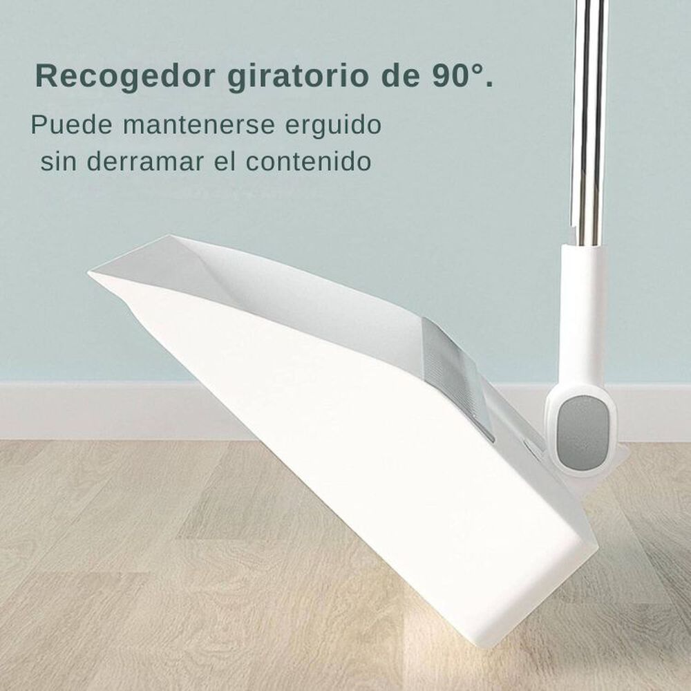 Set Escoba Y Pala Con Dientes Plegable Gira 180 Grados image number 4.0