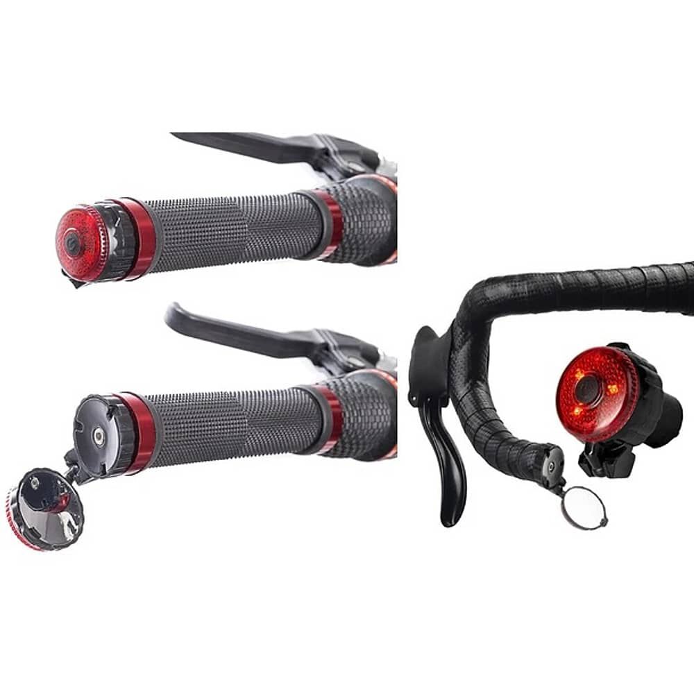 Espejo Retrovisor Con Luz Para Manillar De Bicicleta image number 0.0