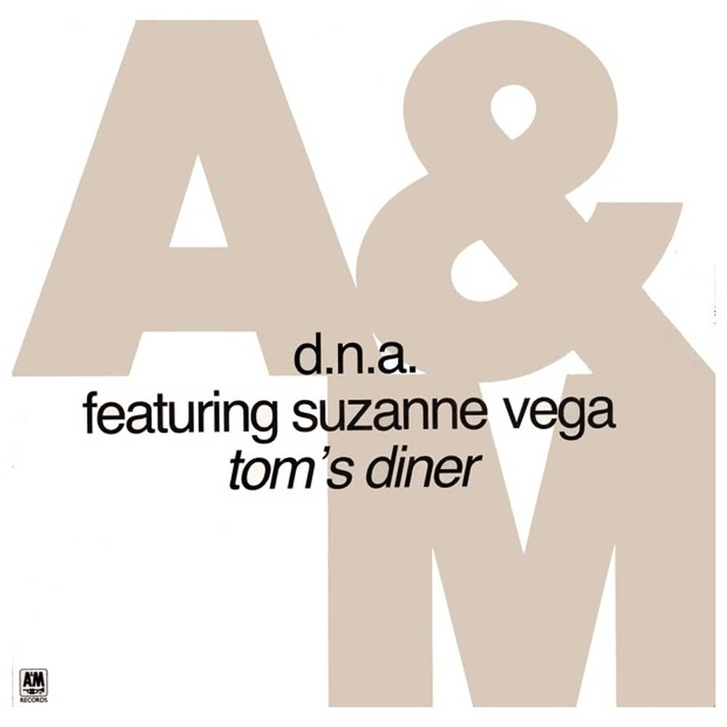 D.n.a Ft. Suzanne Vega - Tom's Diner | 12'' Maxi Single Usado image number 0.0