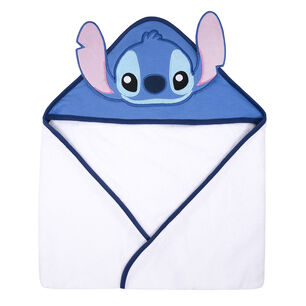 Toalla Capucha Azul Stitch Unisex