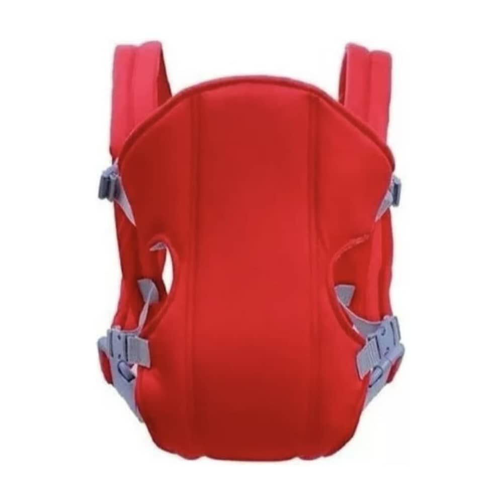 Mochila Portabeb&eacute;s Acolchado Canguro Ajustable. Rojo image number 2.0