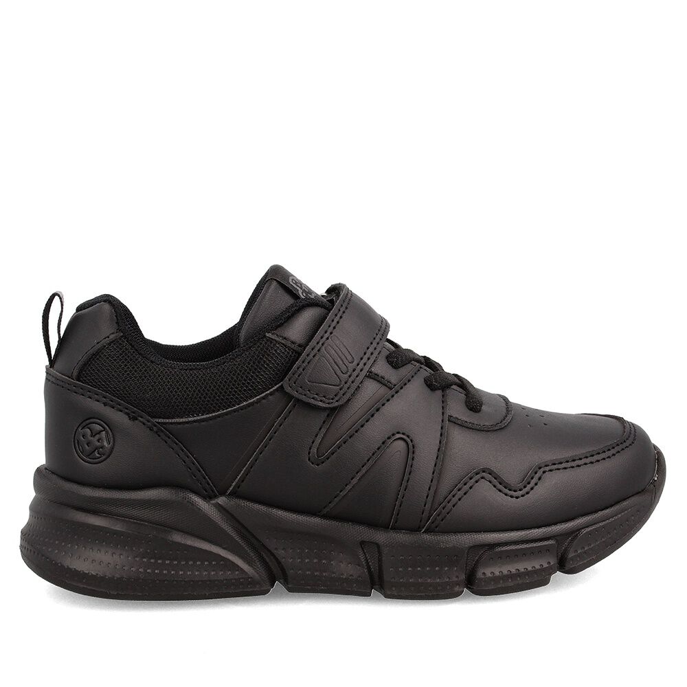 Zapatilla Escolar Unisex Bubblegummers Collie Negro image number 1.0