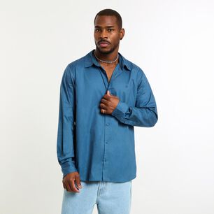 Camisa Lisa Manga Larga Hombre Rolly Go