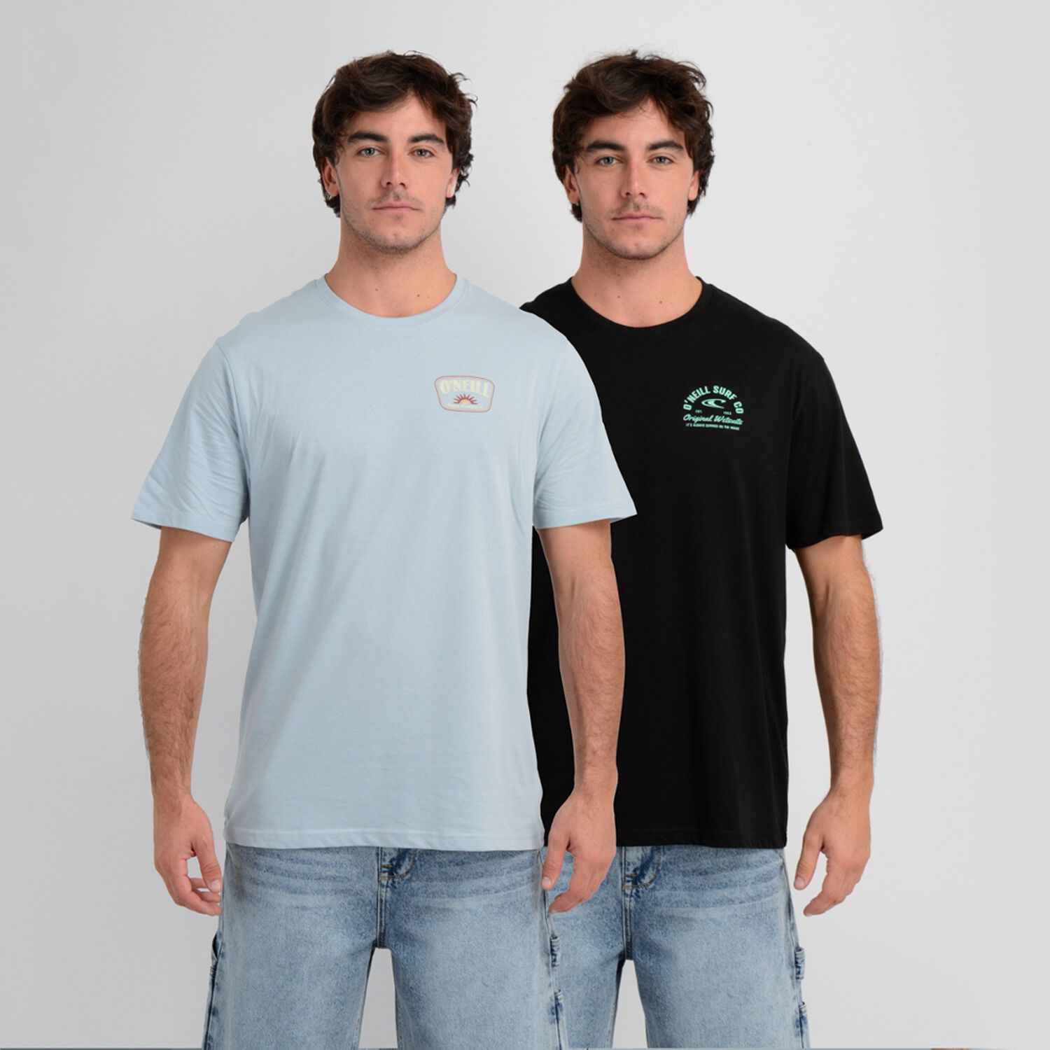 Pack Poleras Manga Corta Cuello Redondo Oneill image number 0.0