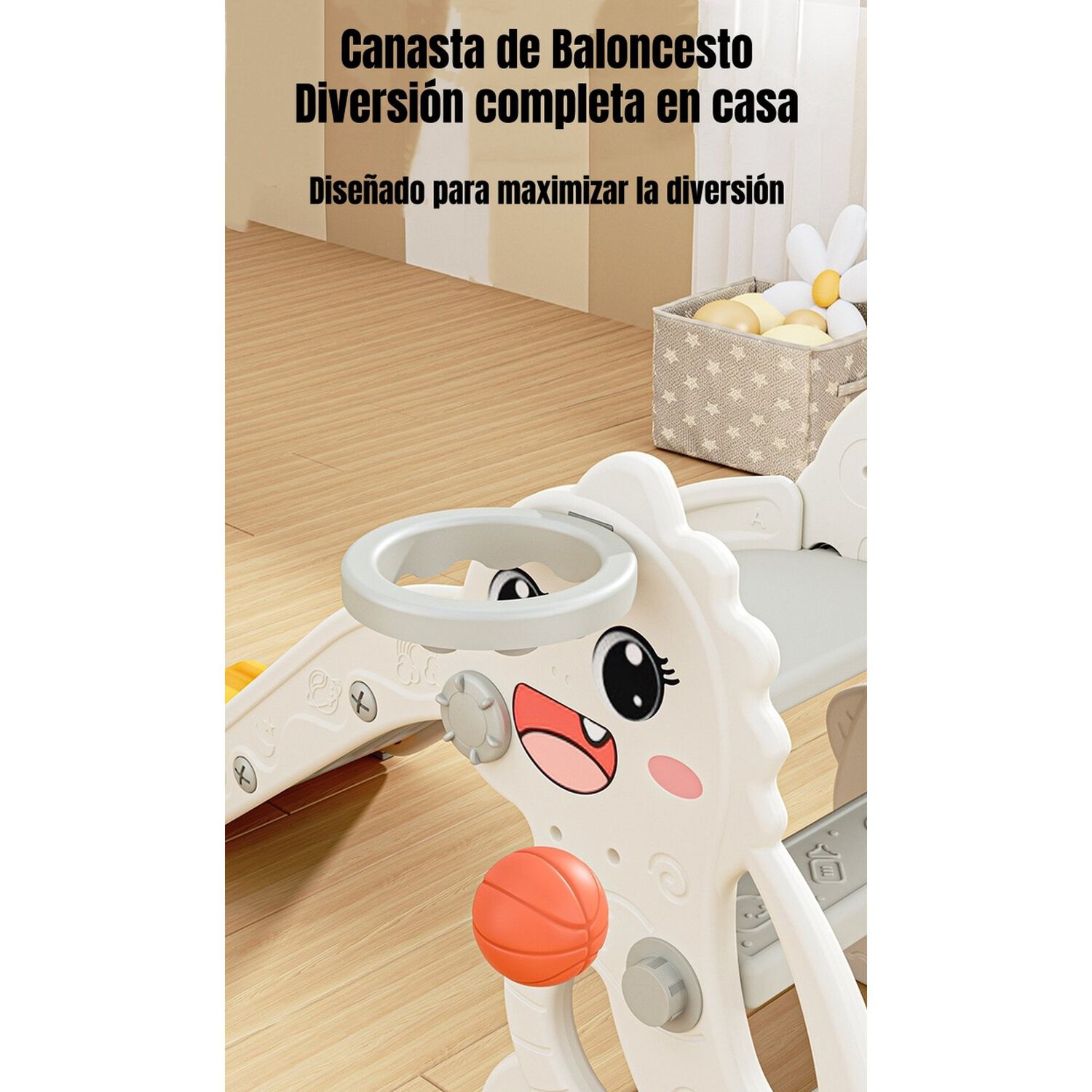 Resbal&iacute;n Infantil Lubabycas Plegable 1-6 A&ntilde;os Azul Rojo image number 5.0