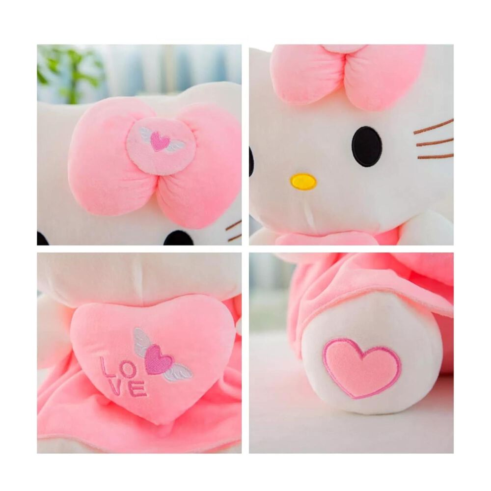 Juguete Peluche Hello Kitty Con Corazon 20cm Rosado Infantil image number 2.0