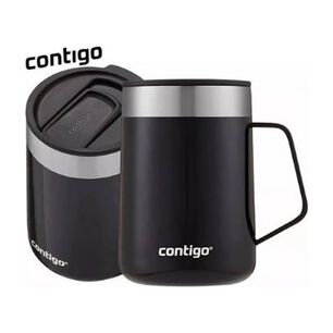 Mug Con Asa Streeterville 414 Ml Contigo Licorice Negro