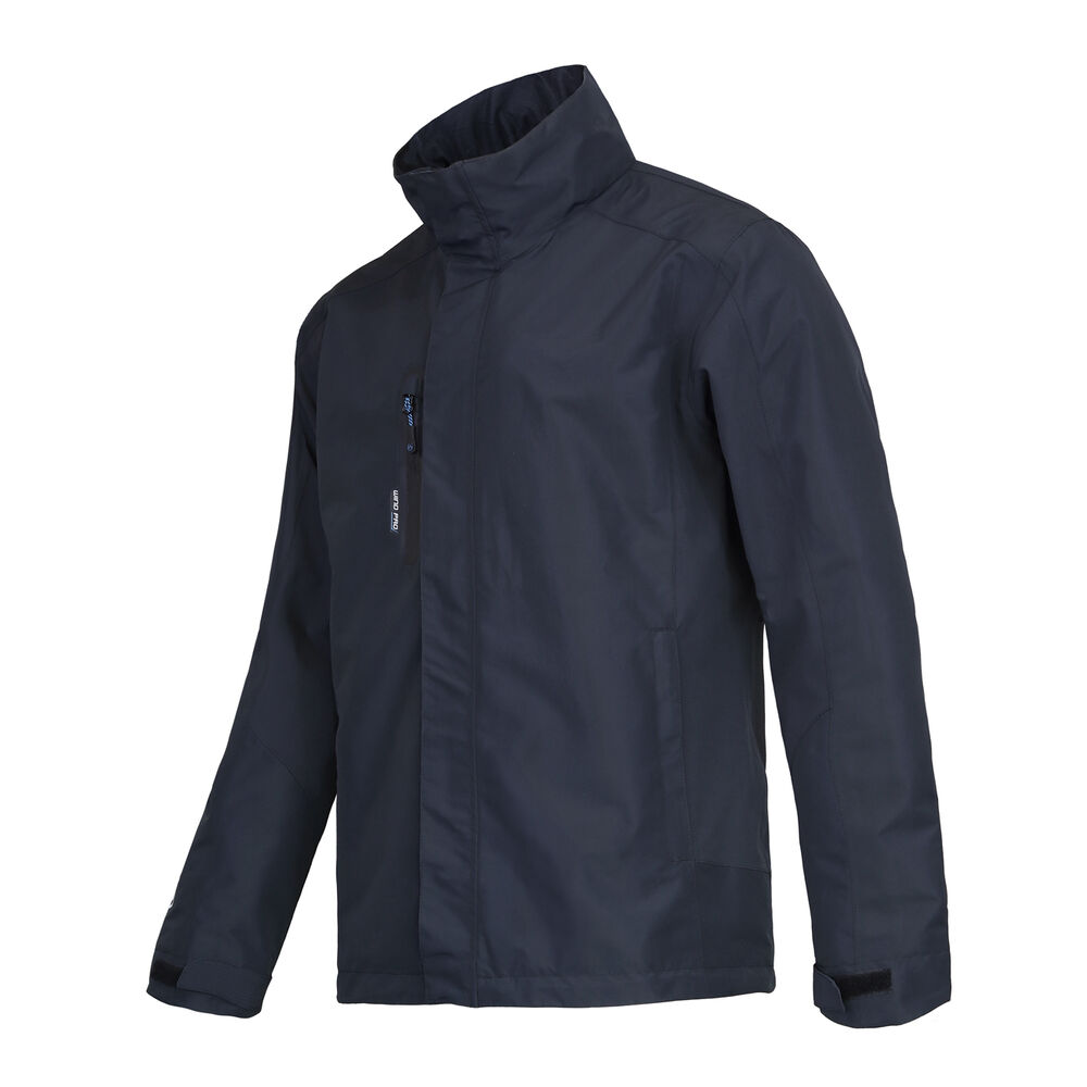 Cortaviento Hombre Impermeable Azul Marino image number 3.0