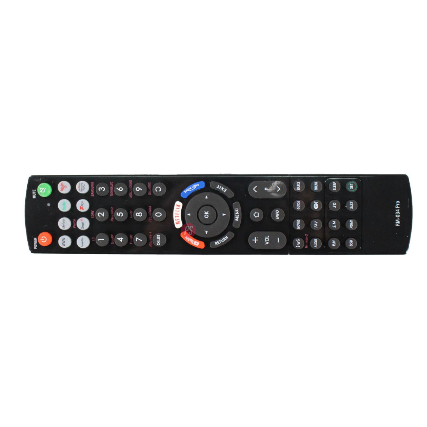 Control Remoto Universal Smart Tv Apps Streaming Oem - Ps image number 1.0