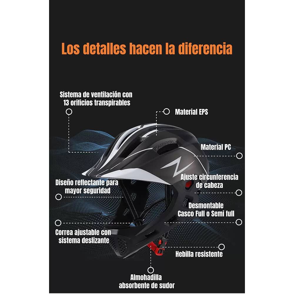 Casco Integral Infantil Bici 2 En 1 Slight Rosado Lubabycas image number 6.0