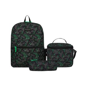 Triple Pack 6xt Mochila Ni&ntilde;o Xtrem Verde Militar