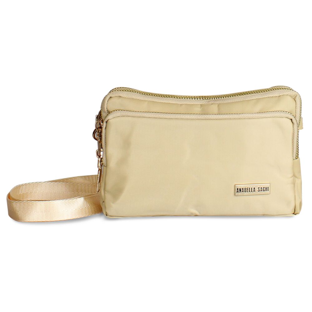 Cartera Bandolera Kim Beige Anabella Sachi image number 0.0