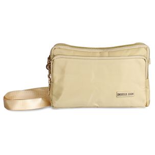 Cartera Bandolera Kim Beige Anabella Sachi