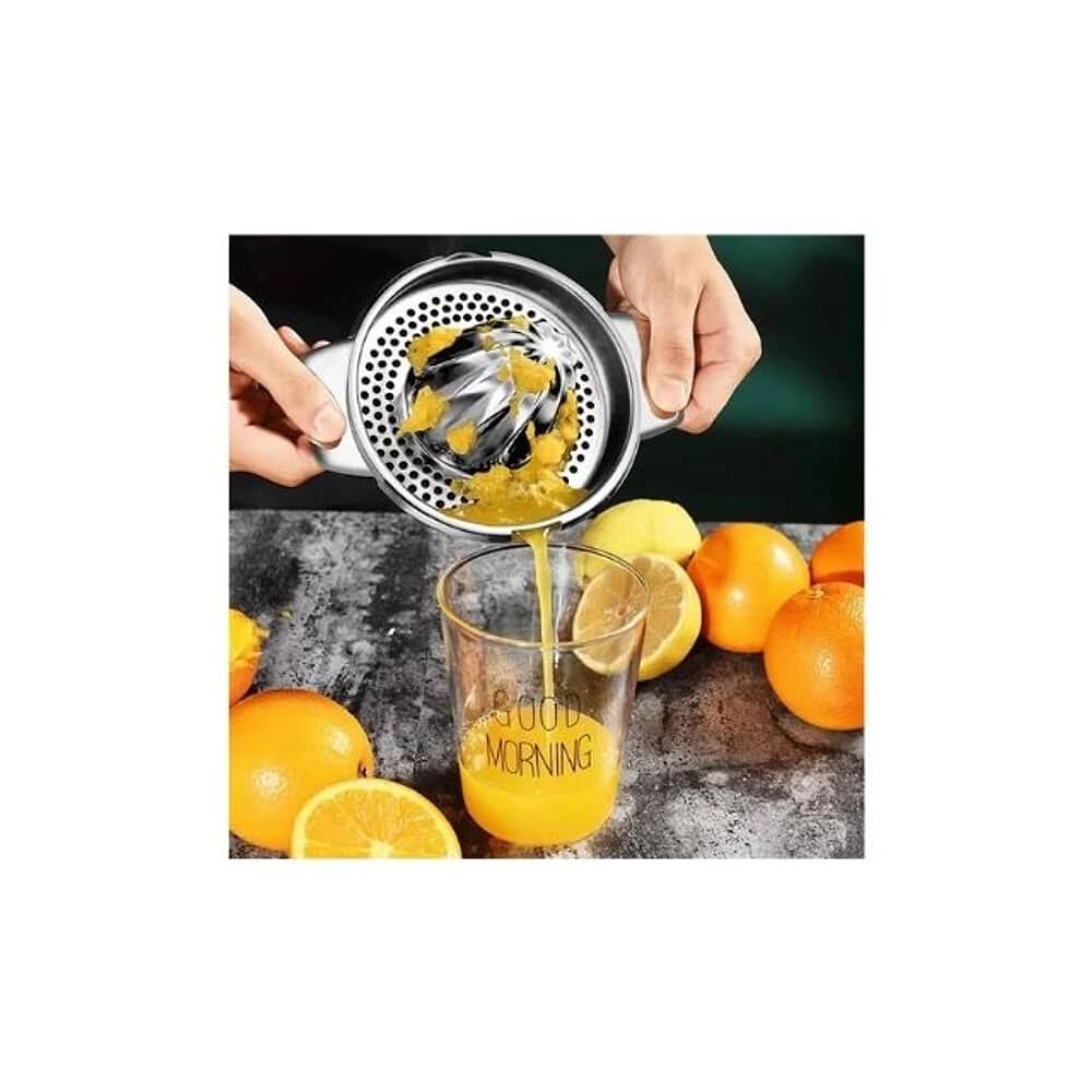 Exprimidor De C&iacute;tricos Acero Inoxidable Con Colador Manual image number 3.0