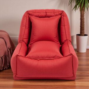 Sofa Cama Bed Lino Rojo