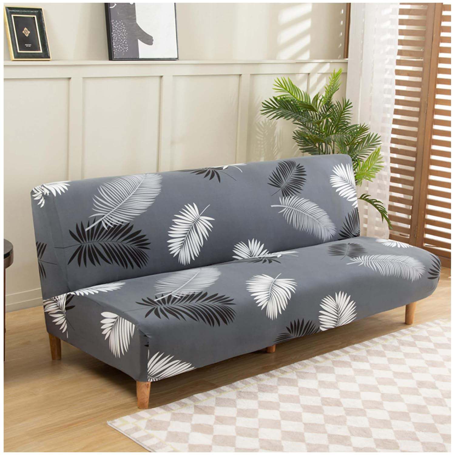 Funda De Futon Elasticado Burdeo image number 1.0