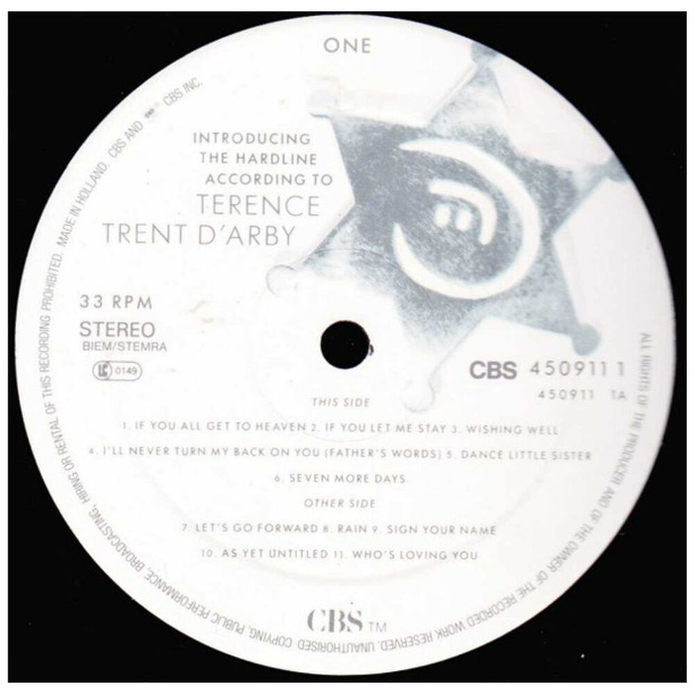 Terence Tren Dárby - Introducing The Hardline According To | Vinilo Usado image number 2.0