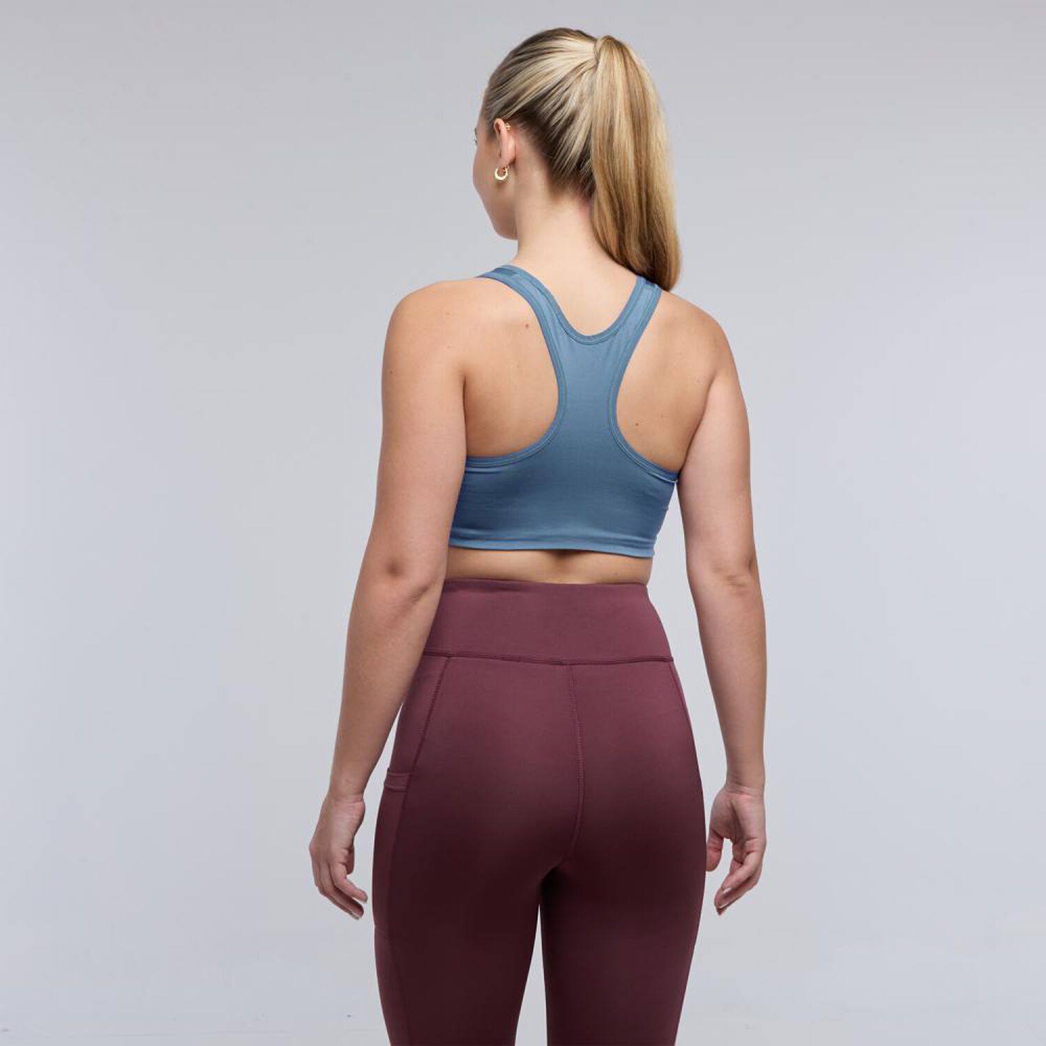 Peto Deportivo Liso Sin Mangas Cuello Escotado Mujer Wetland image number 1.0