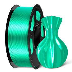 Filamento Pla Seda Verde 1kg Ppc