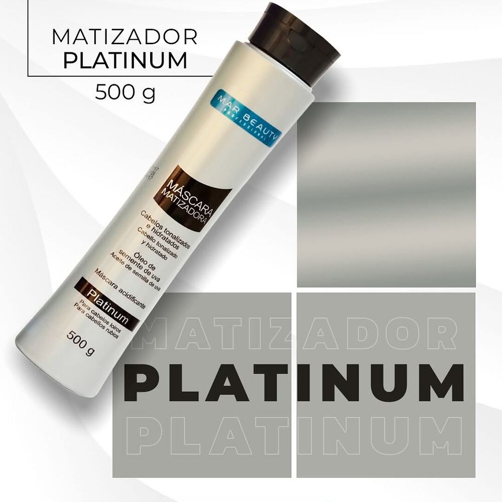 Mascara Matizadora Platinum 500g Mar Beauty image number 1.0