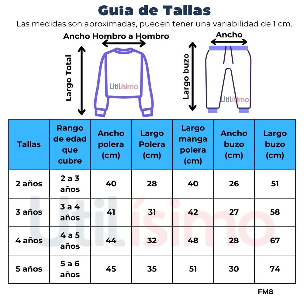 Set 2 Piezas Conjunto Buzo Poleron Ni&ntilde;a De 2 A 5 A&ntilde;os 100% Algod&oacute;n Queen Butterfly image number 1.0