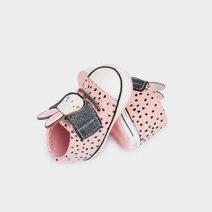 Deportivas Ni&ntilde;a Blancas Con Rosa Talla 19
