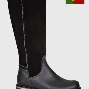 Bota Cuero Calista Negro