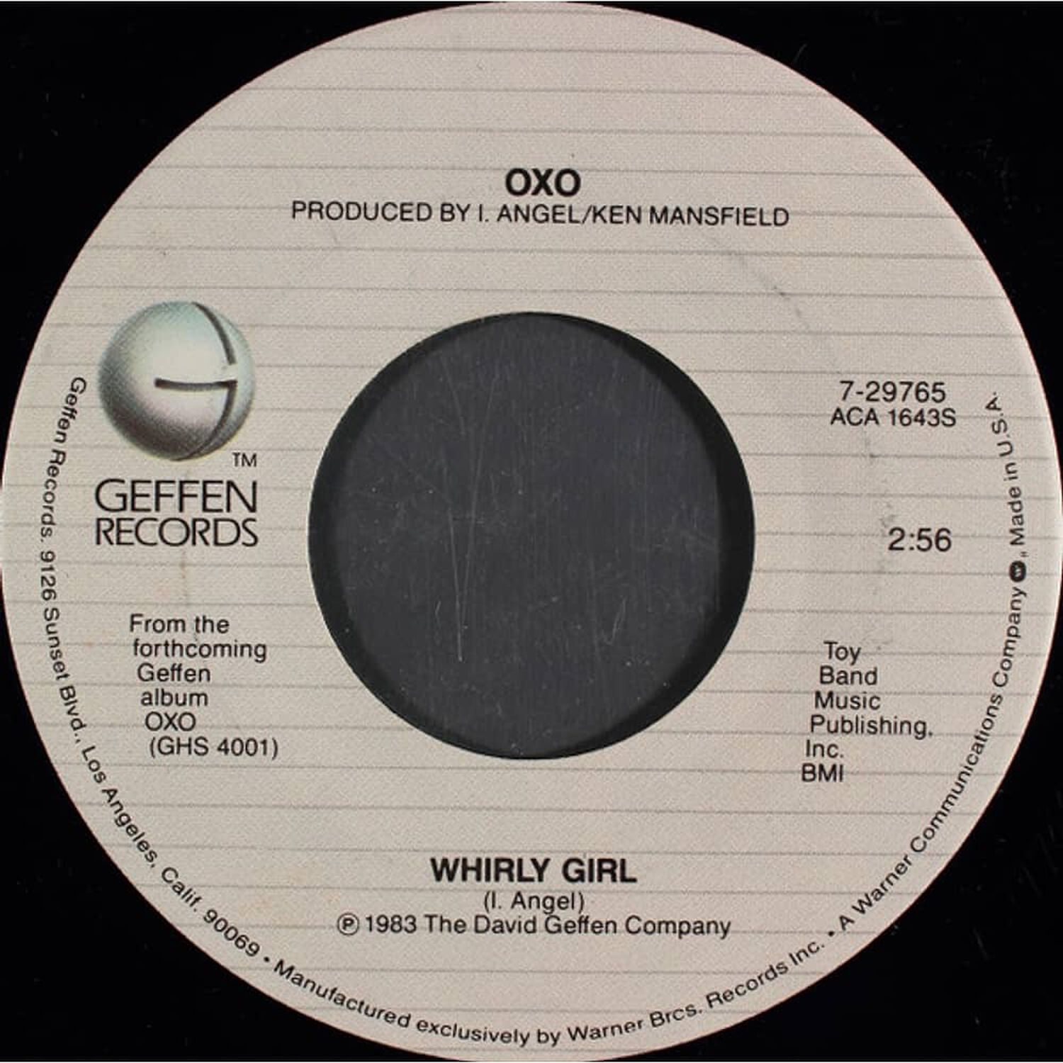 Oxo - Whirly Girl | 7" Single Vinilo Usado image number 0.0