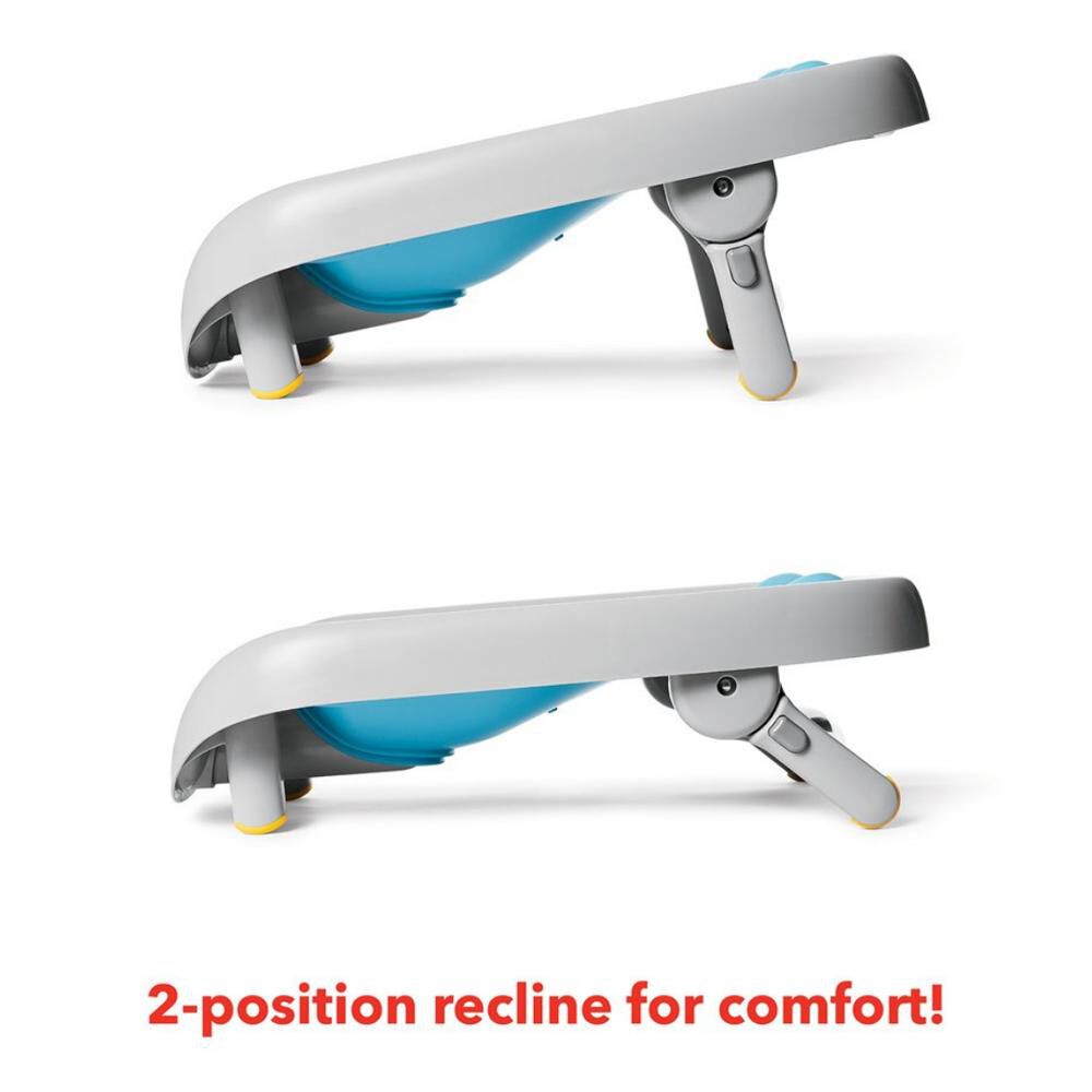 Ba&ntilde;era Skip Hop Hamaca Recline & Rinse Bather-blue image number 1.0