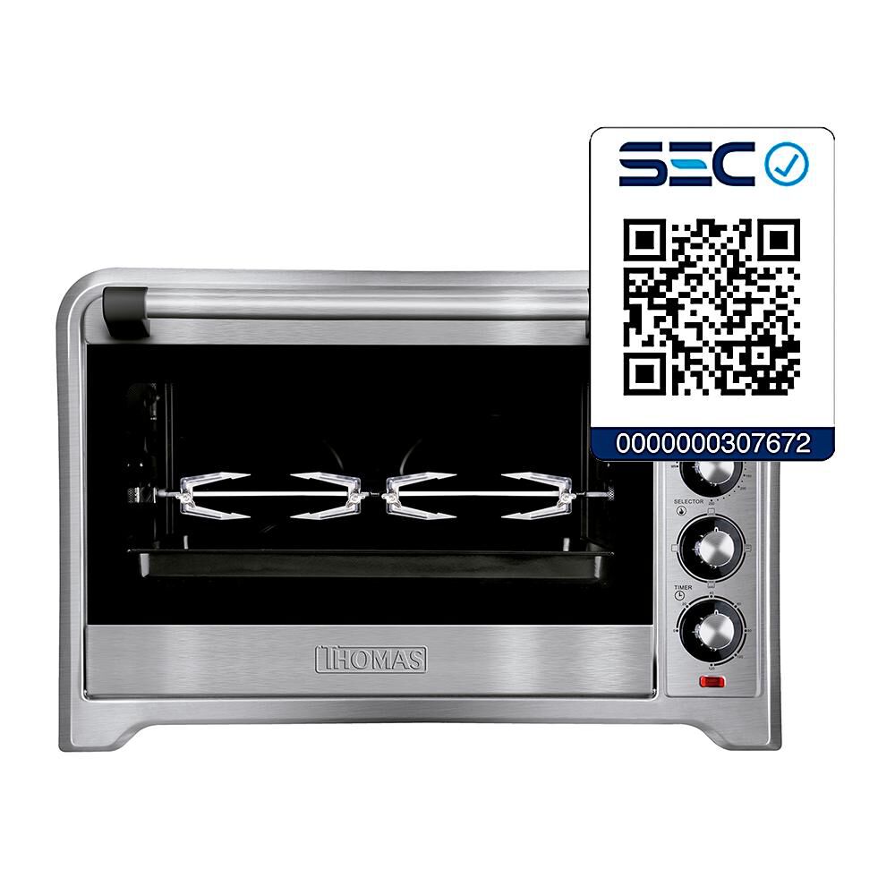 Horno Eléctrico Thomas TH-80I / 80 Litros / 2200W image number 4.0