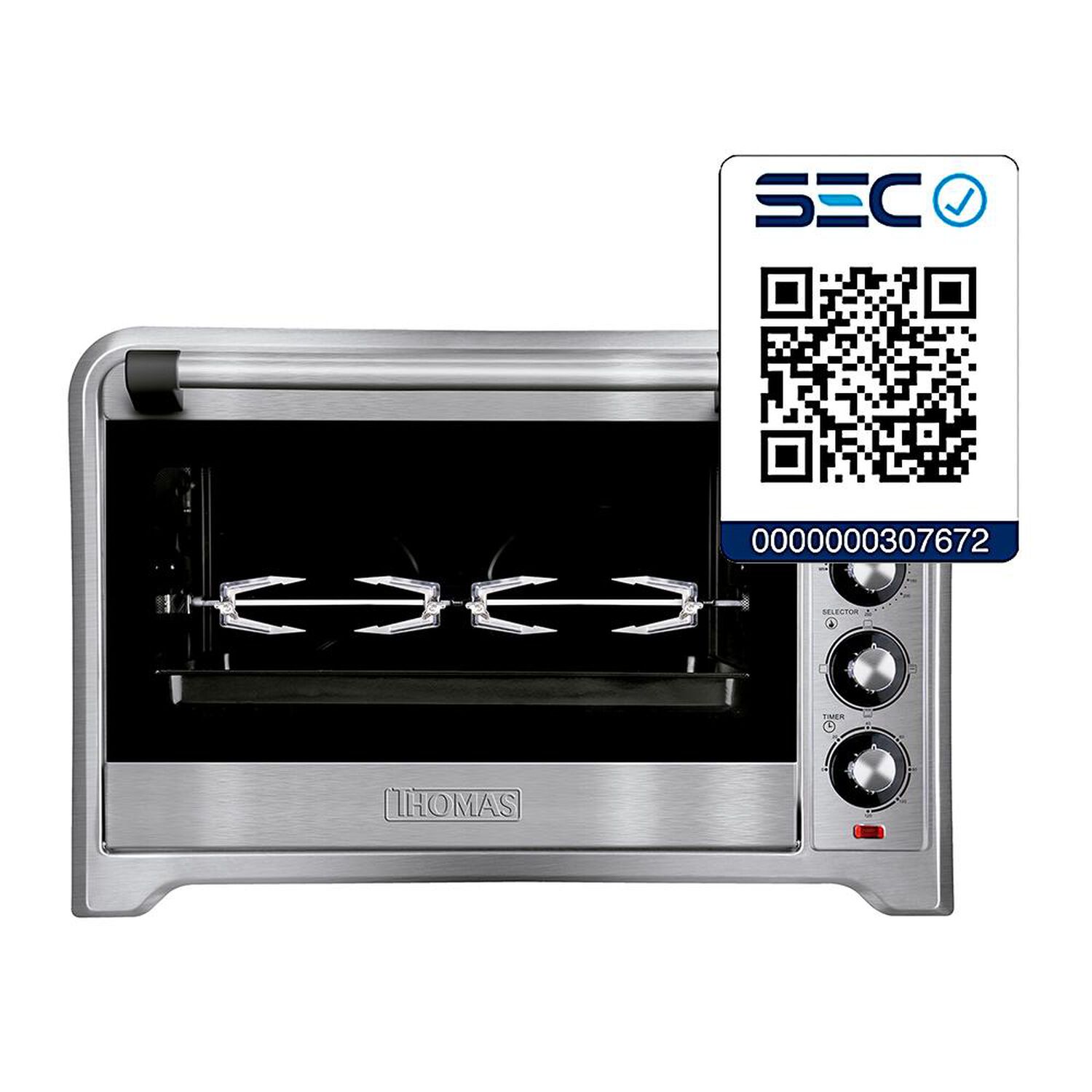 Horno El&eacute;ctrico Thomas TH-80I / 80 Litros / 2200W image number 4.0