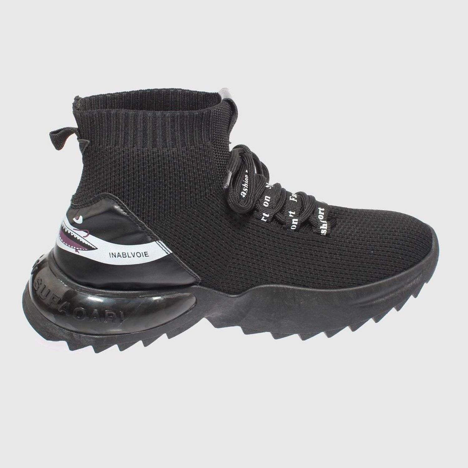 Zapatilla Ca&ntilde;a Negro V&iacute;a Franca Art. 8a173black image number 7.0