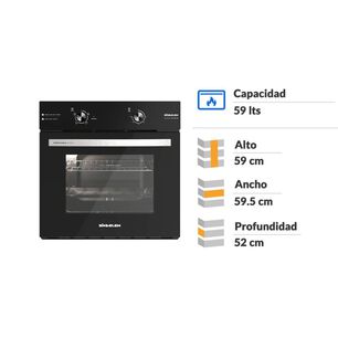 Horno Empotrado Sindelen HE-7000NG / 59 Litros