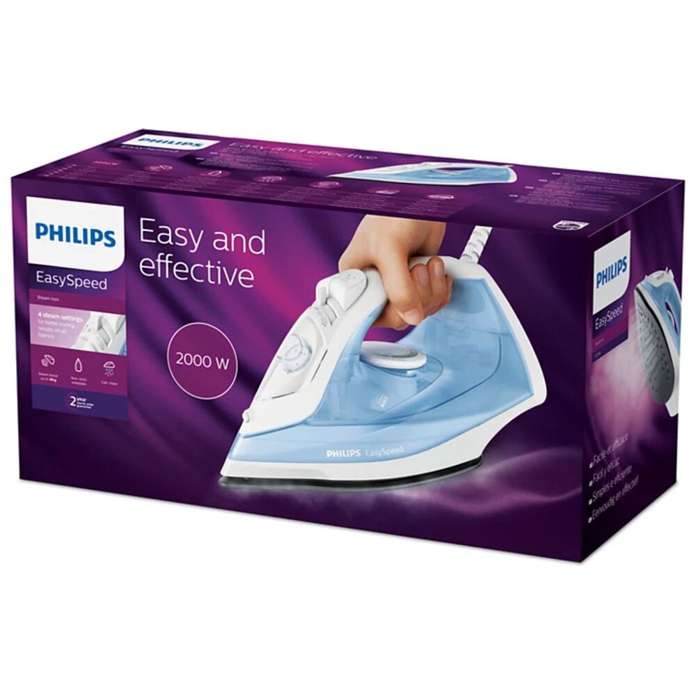 Plancha A Vapor 2000w 220ml Celeste Gc174020 image number 3.0