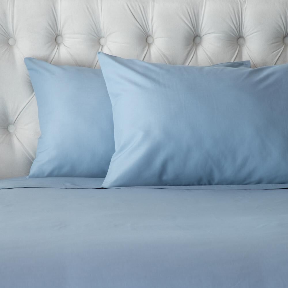 Juego De S&aacute;banas Belle Noite Liso / 2 Plazas / 144 Hilos image number 0.0