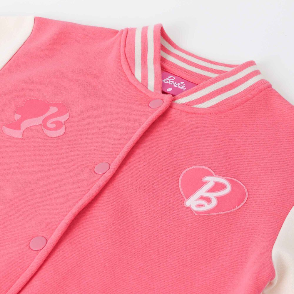 Chaqueta Ni&ntilde;a College Bomber Logo Barbie Rosado Barbie image number 2.0
