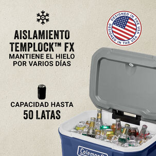Cooler Coleman 316 Con Ruedas Azul 61 Lt / 65 Qt