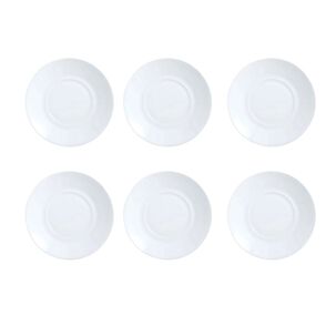 Set De 6 Platillos Redondo Opal 16 Cm Vidrio Resistente