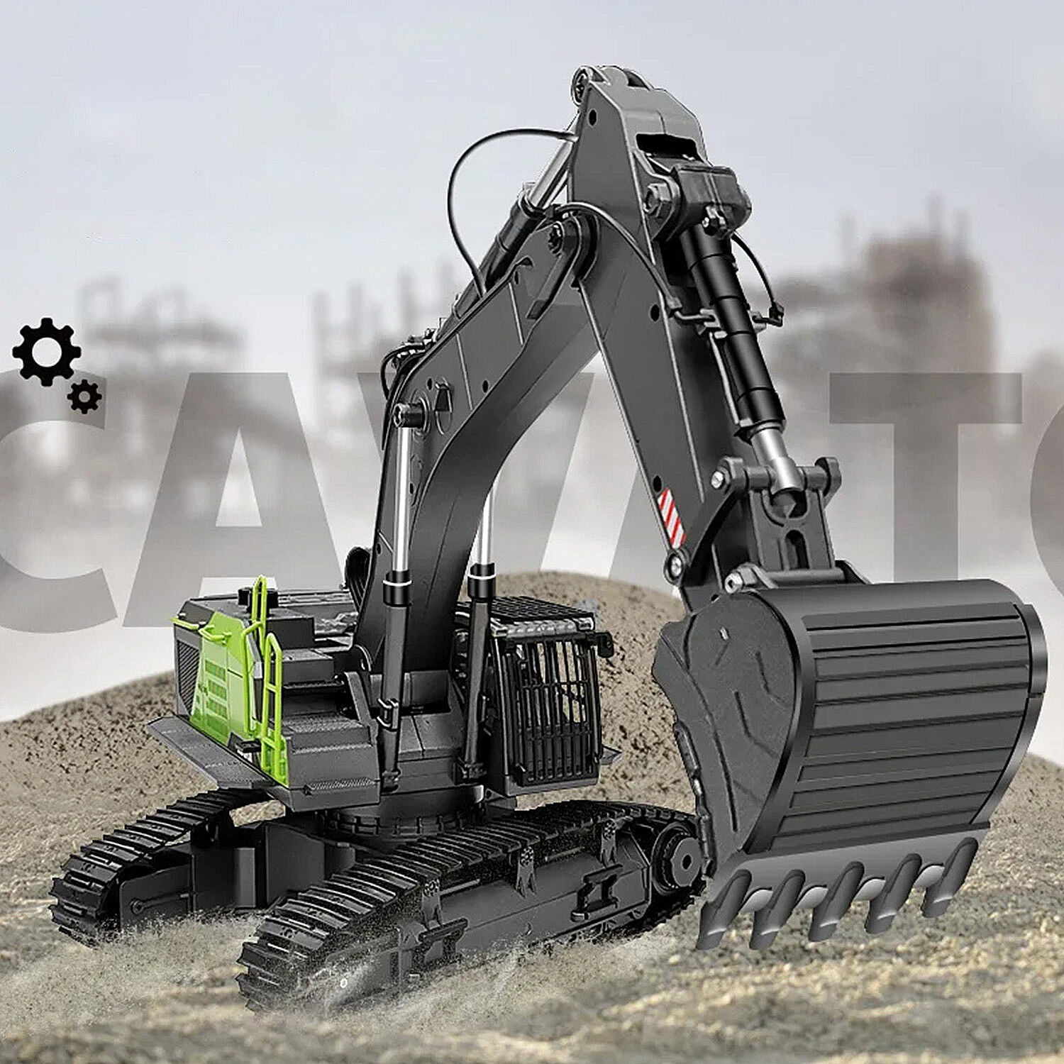 Excavadora De Aleaci&oacute;n A Control Remoto Modelo 5018 image number 3.0