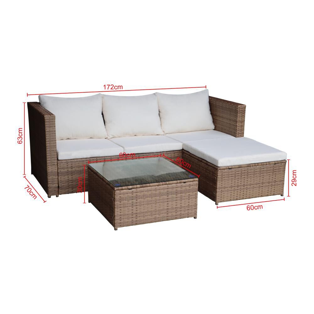 Juego De Terraza Casaideal Crf730 Bahia / 4 Personas image number 5.0
