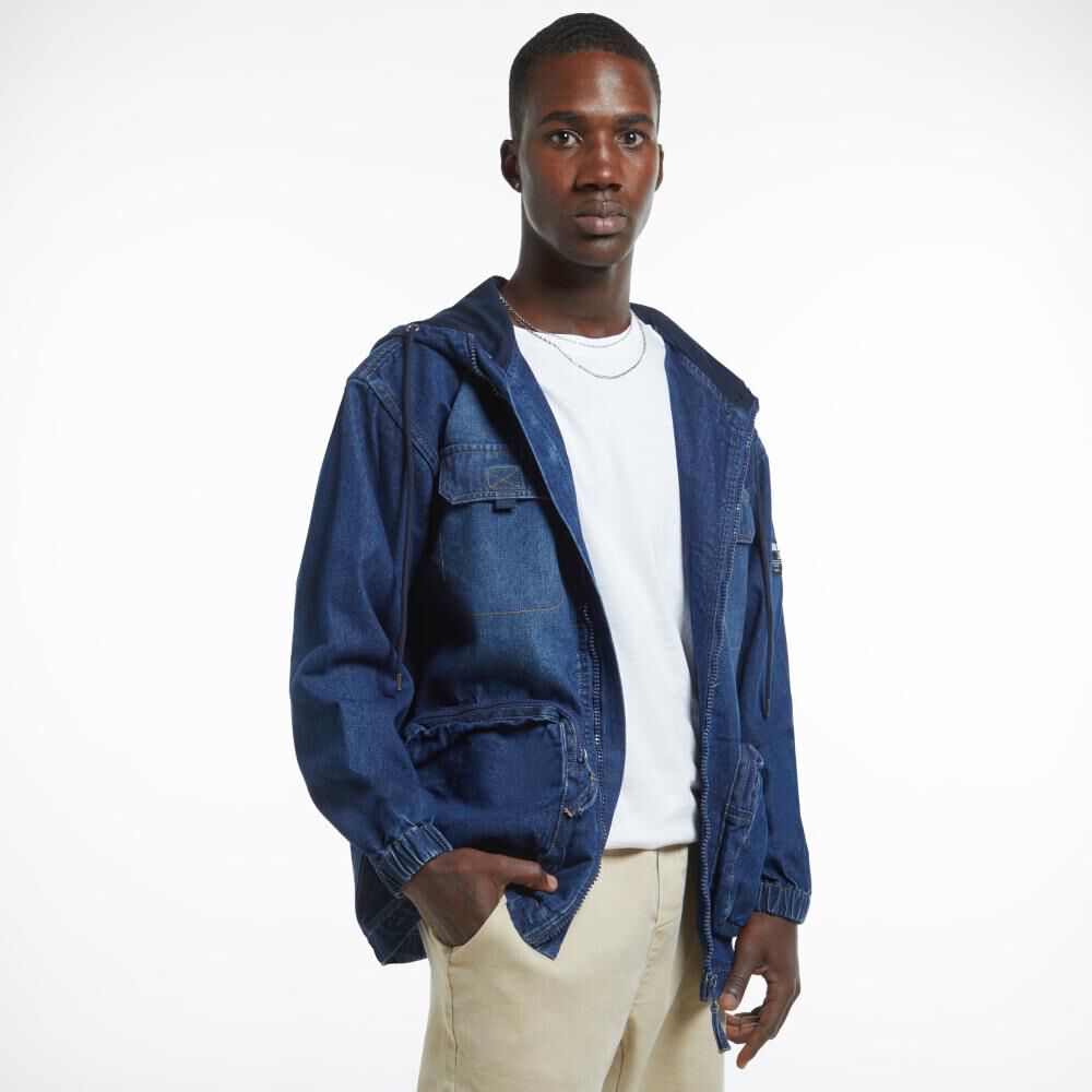 Chaqueta Con Bolsillos Cuello Alto Hombre Rolly Go image number 2.0