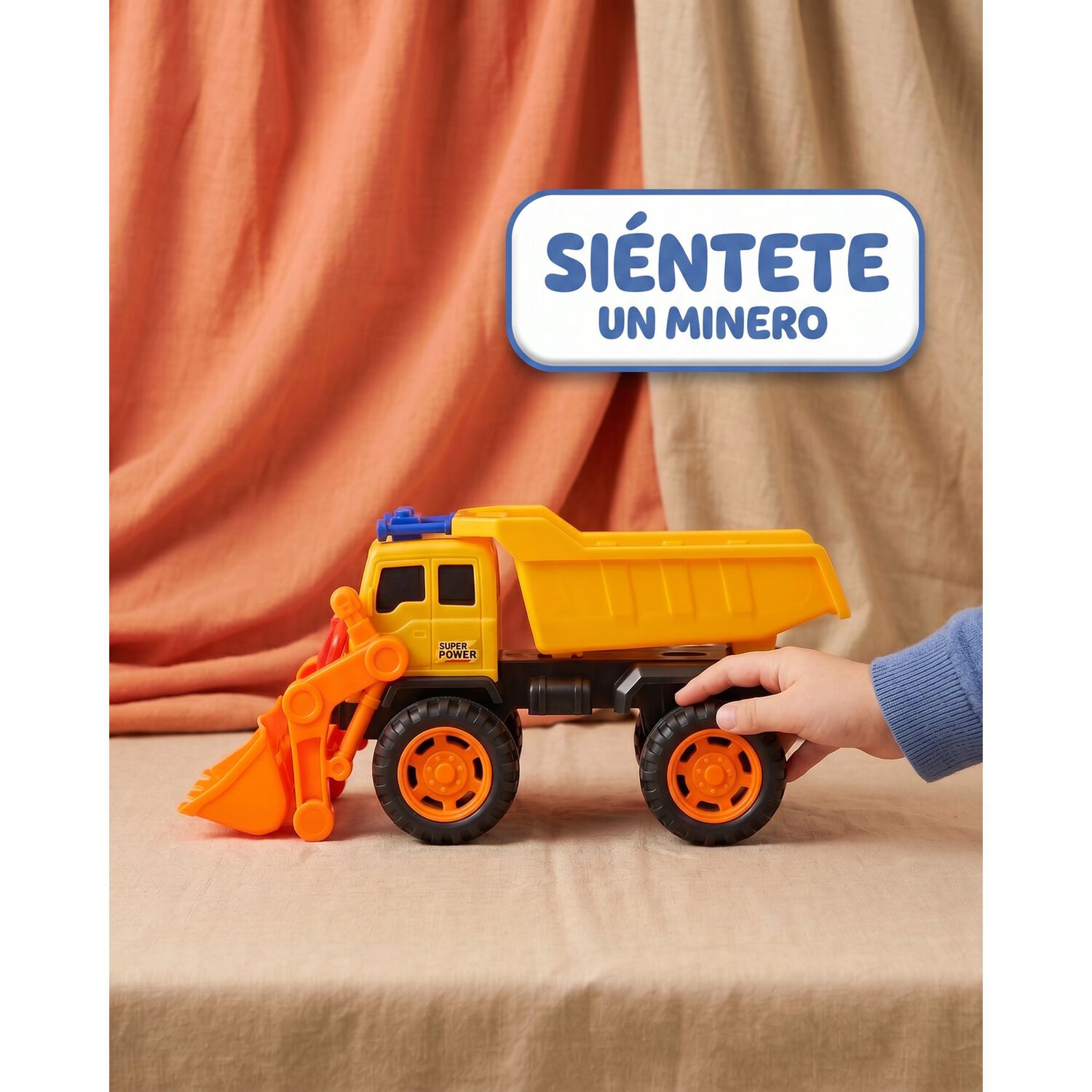 Juguete Cami&oacute;n Tolva Minero Grande Para Ni&ntilde;os image number 7.0