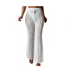 Pantalon Playero Tejido Cordon Delantero Pareo Pantalon Playero Tejido Cordon Delantero Pareo