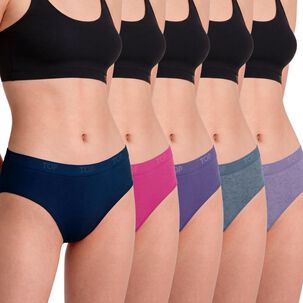 Pack 5 Pantaletas Algod&oacute;n Con El&aacute;stico Top