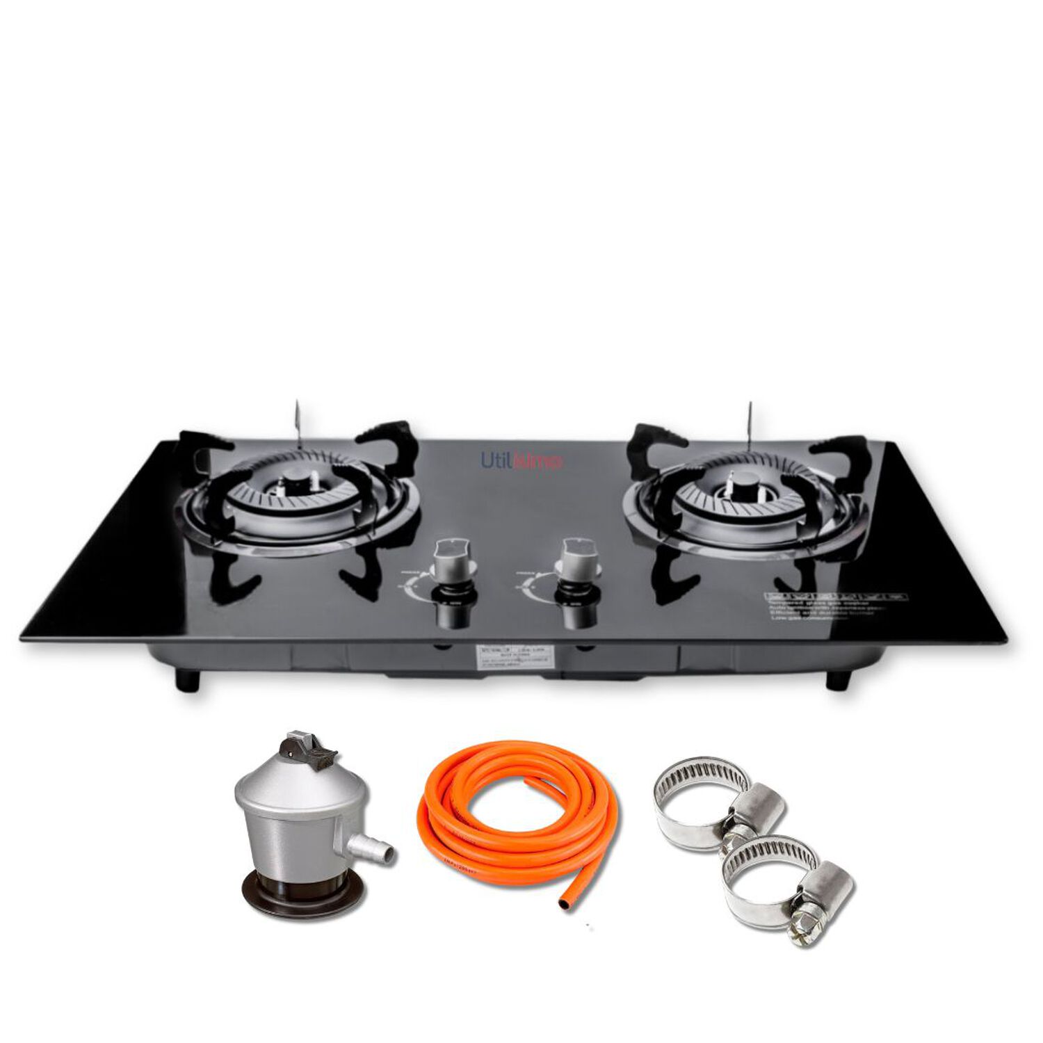 Encimera Gas Licuado Vidrio Templado + Kit Instalaci&oacute;n image number 0.0