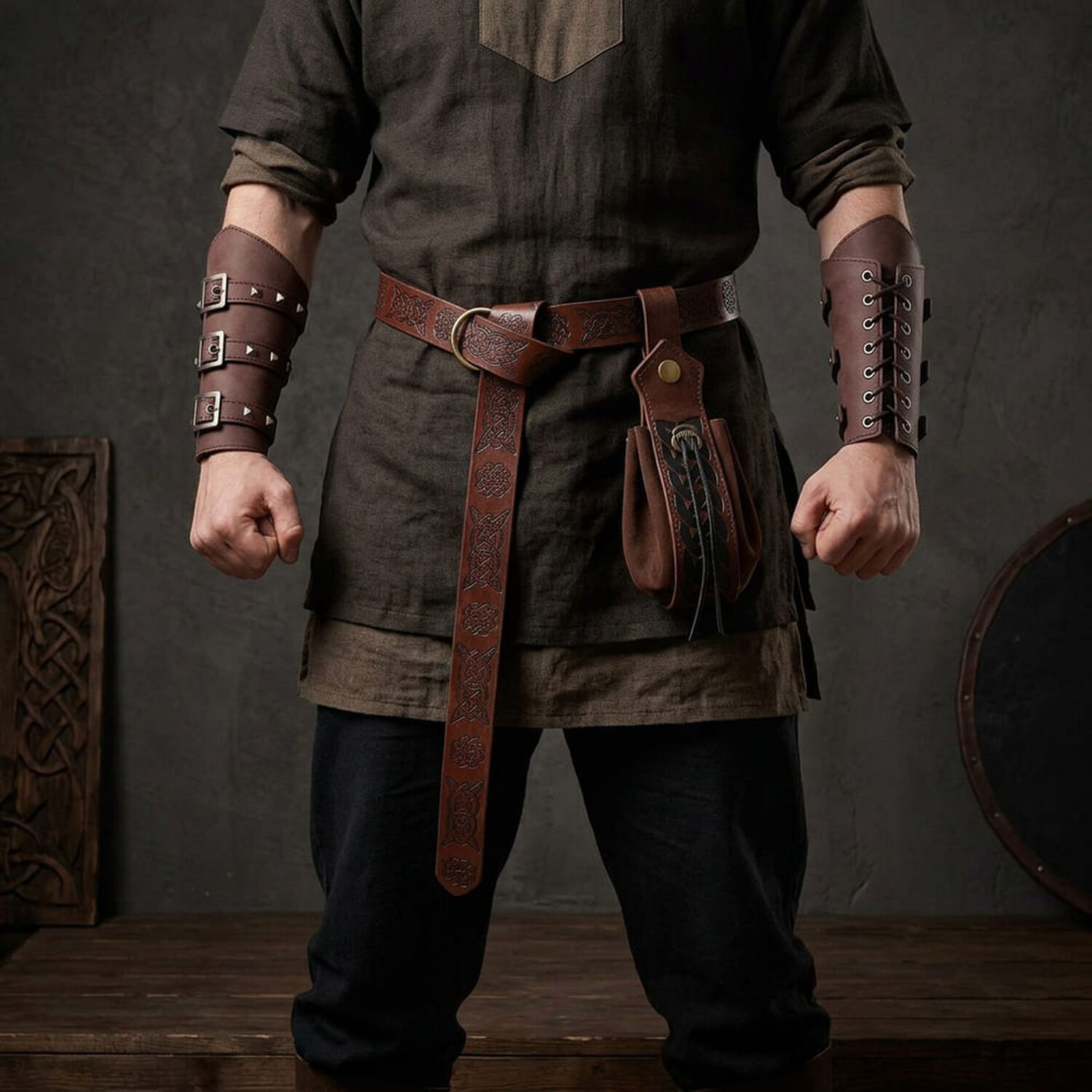 Accesorio Disfraz Cosplay Vikingo Caf&eacute; image number 9.0